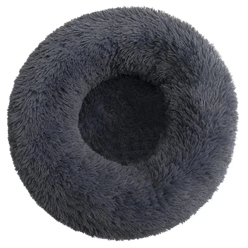 40 - 90cm Round Pet Bed for Large Dog Bed Super Soft Cat Bed Long Plush Dog House for Medium Dog House Winter Warm Sleeping - PawfectCo