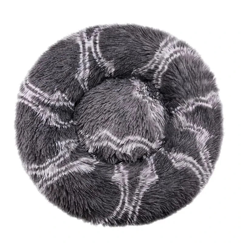 40 - 90cm Round Pet Bed for Large Dog Bed Super Soft Cat Bed Long Plush Dog House for Medium Dog House Winter Warm Sleeping - PawfectCo