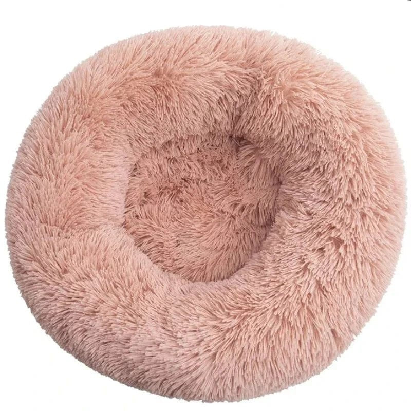 40 - 90cm Round Pet Bed for Large Dog Bed Super Soft Cat Bed Long Plush Dog House for Medium Dog House Winter Warm Sleeping - PawfectCo