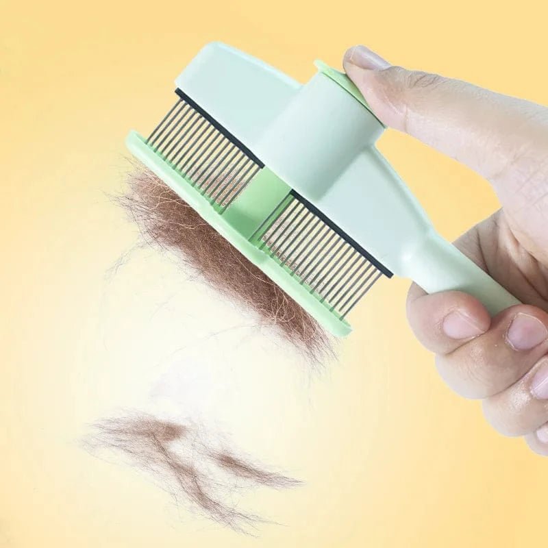 Cat Grooming Massage Brush Pet Comb Professional Open Knot Pet Hair Removal Brush Durable kitten comb Pet Accessories - PawfectCo