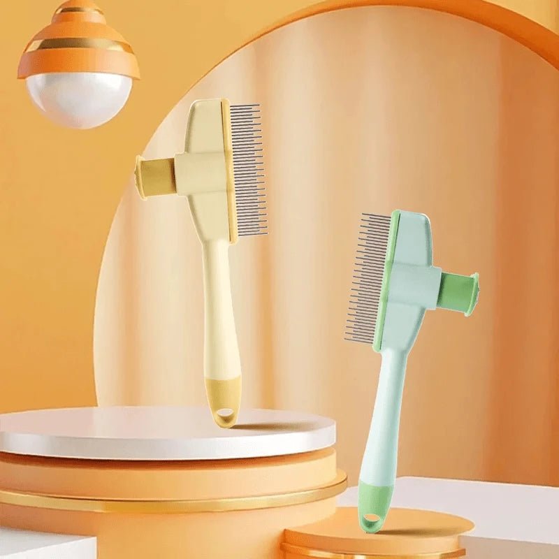 Cat Grooming Massage Brush Pet Comb Professional Open Knot Pet Hair Removal Brush Durable kitten comb Pet Accessories - PawfectCo