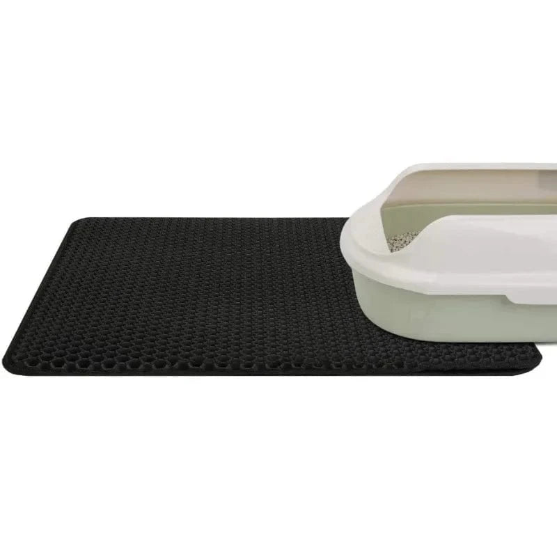Cat Litter Mat With Gift Double Layer Waterproof Pet Litter Box Mat Non - slip Sand Cat Pad Washable Bed Mat Clean Pad Products - PawfectCo