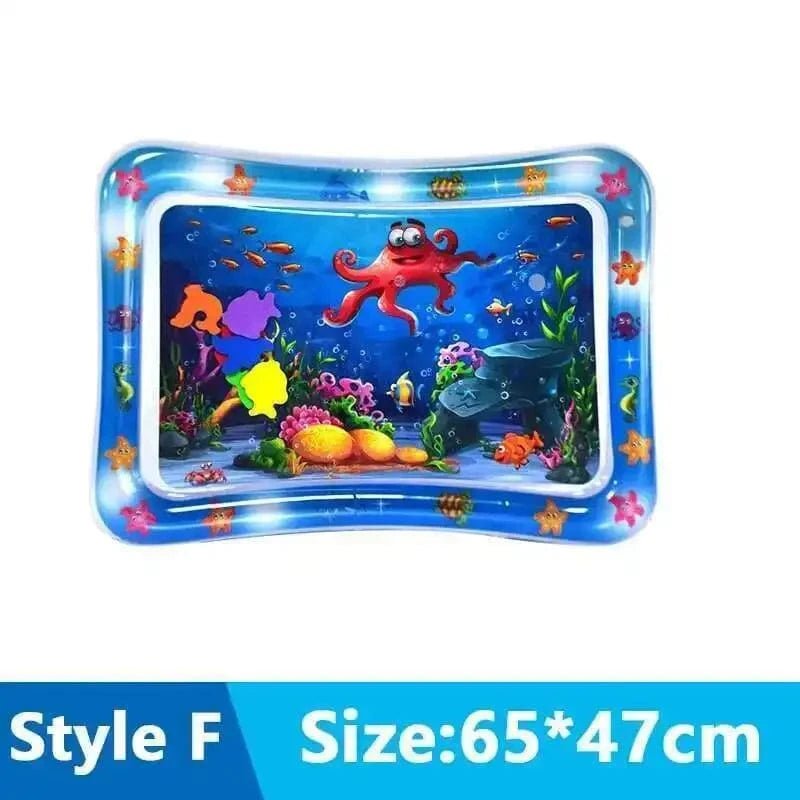 Cats Sensory Water Play Mat With Fish Thickened Inflatable Water Bed Dog Pet Play Sensory Toy Water For Pet Play Interactive Fun - PawfectCo