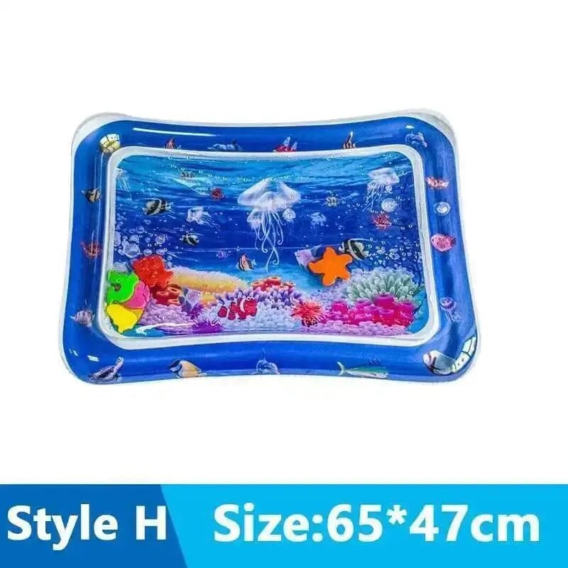 Cats Sensory Water Play Mat With Fish Thickened Inflatable Water Bed Dog Pet Play Sensory Toy Water For Pet Play Interactive Fun - PawfectCo