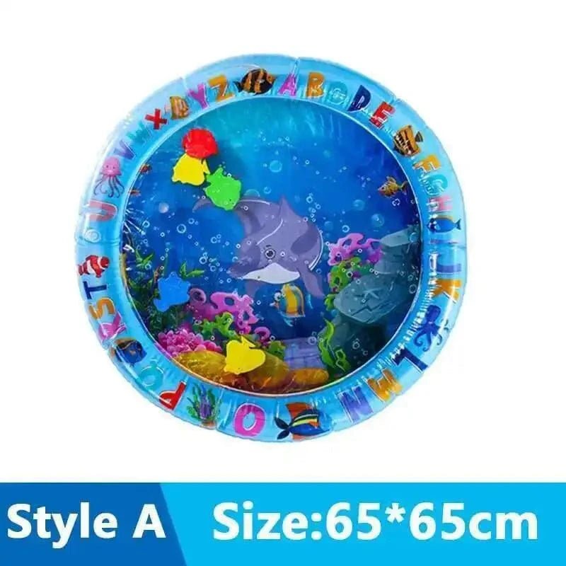Cats Sensory Water Play Mat With Fish Thickened Inflatable Water Bed Dog Pet Play Sensory Toy Water For Pet Play Interactive Fun - PawfectCo