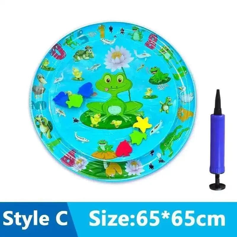 Cats Sensory Water Play Mat With Fish Thickened Inflatable Water Bed Dog Pet Play Sensory Toy Water For Pet Play Interactive Fun - PawfectCo