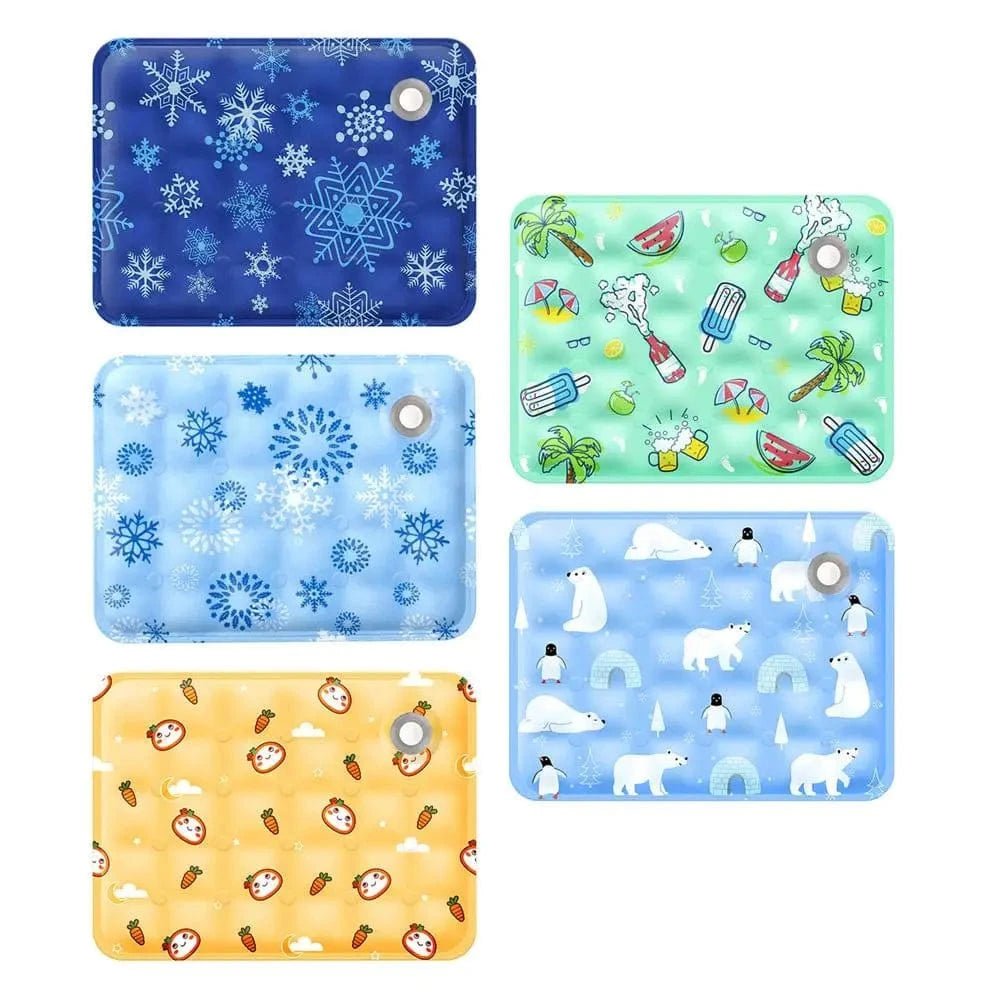 Dog Cooling Mat Summer Portable Pet Cool Pad Summer Ice Cool Comfort Water Durable Sofa Blanket For Small Medium Large Dogs Cats - PawfectCo
