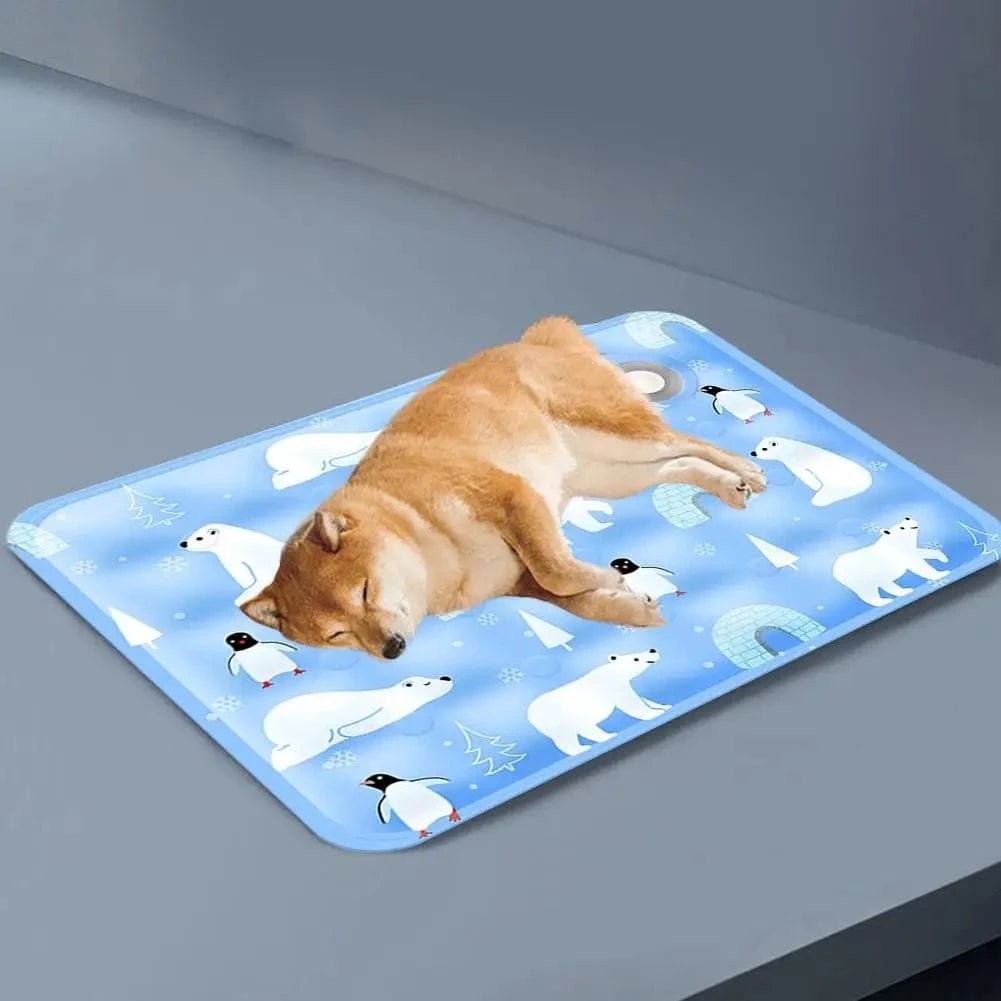 Dog Cooling Mat Summer Portable Pet Cool Pad Summer Ice Cool Comfort Water Durable Sofa Blanket For Small Medium Large Dogs Cats - PawfectCo