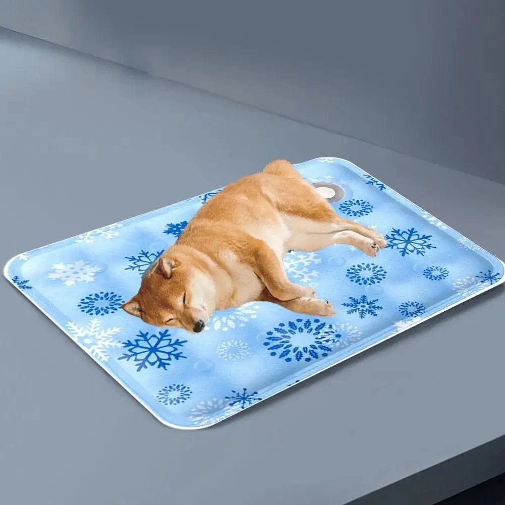 Dog Cooling Mat Summer Portable Pet Cool Pad Summer Ice Cool Comfort Water Durable Sofa Blanket For Small Medium Large Dogs Cats - PawfectCo