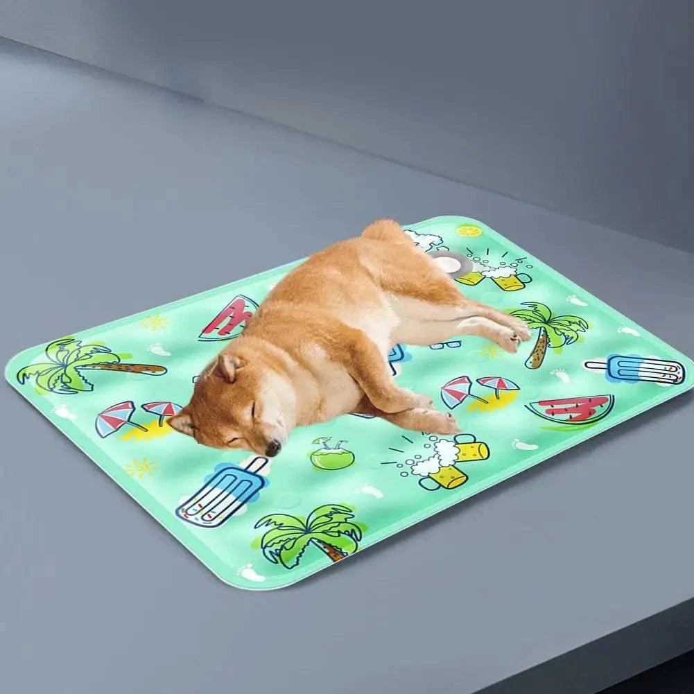 Dog Cooling Mat Summer Portable Pet Cool Pad Summer Ice Cool Comfort Water Durable Sofa Blanket For Small Medium Large Dogs Cats - PawfectCo