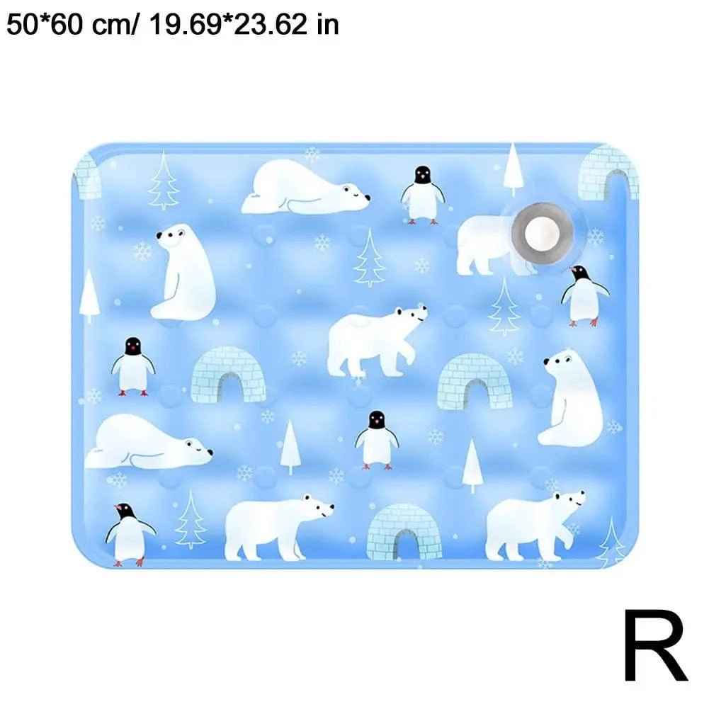 Dog Cooling Mat Summer Portable Pet Cool Pad Summer Ice Cool Comfort Water Durable Sofa Blanket For Small Medium Large Dogs Cats - PawfectCo