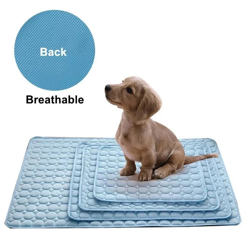 Dog Mat Cooling Summer Pad Mat For Dogs Cat Blanket Sofa Breathable Pet Dog Bed Summer Washable For Small Medium Large Dogs Car - PawfectCo