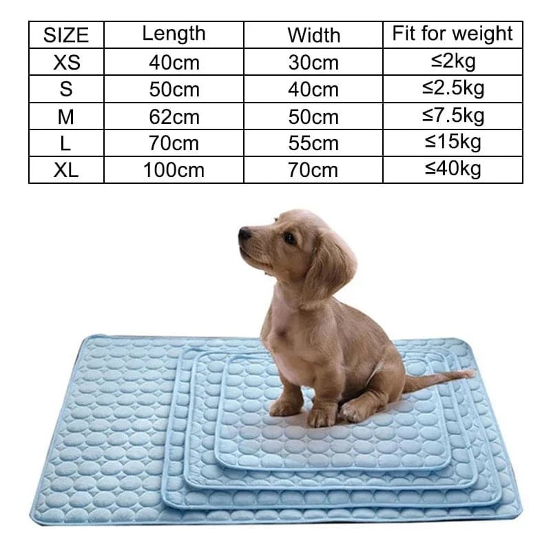 Dog Mat Cooling Summer Pad Mat For Dogs Cat Blanket Sofa Breathable Pet Dog Bed Summer Washable For Small Medium Large Dogs Car - PawfectCo