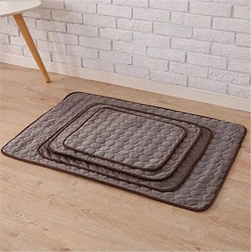 Dog Mat Cooling Summer Pad Mat For Dogs Cat Blanket Sofa Breathable Pet Dog Bed Summer Washable For Small Medium Large Dogs Car - PawfectCo