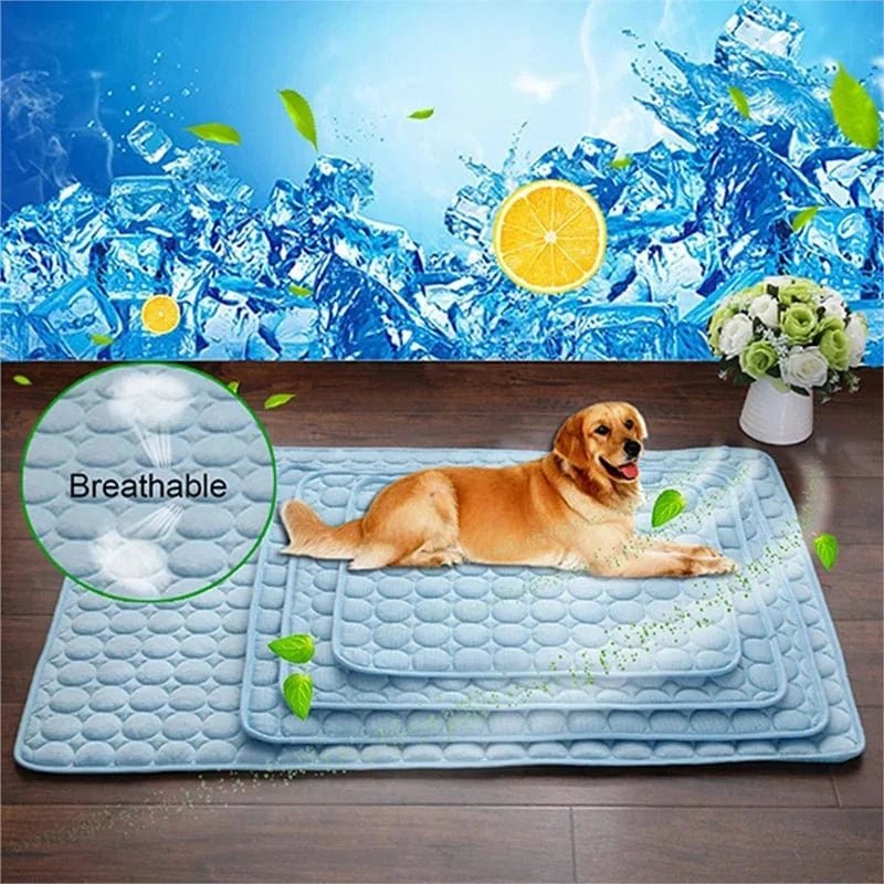 Dog Mat Cooling Summer Pad Mat For Dogs Cat Blanket Sofa Breathable Pet Dog Bed Summer Washable For Small Medium Large Dogs Car - PawfectCo