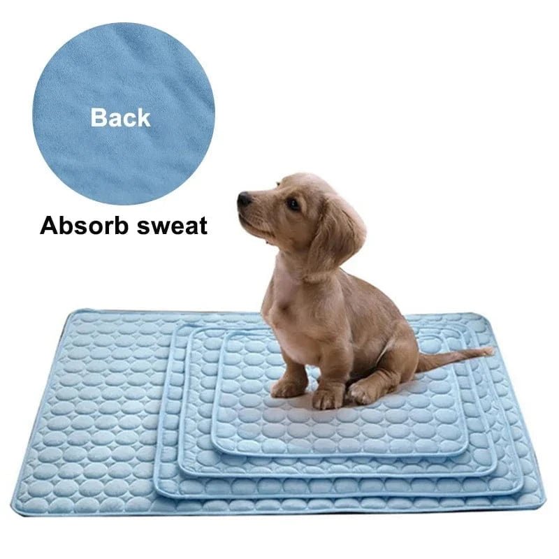Dog Mat Cooling Summer Pad Mat For Dogs Cat Blanket Sofa Breathable Pet Dog Bed Summer Washable For Small Medium Large Dogs Car - PawfectCo
