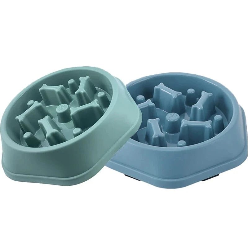 Dog Slow Feeder Bowl Anti - glutton Food Bowl for Dogs Slow Eating Dog Feeders Healthy Diet Pet Feeding Watering Supplies - PawfectCo