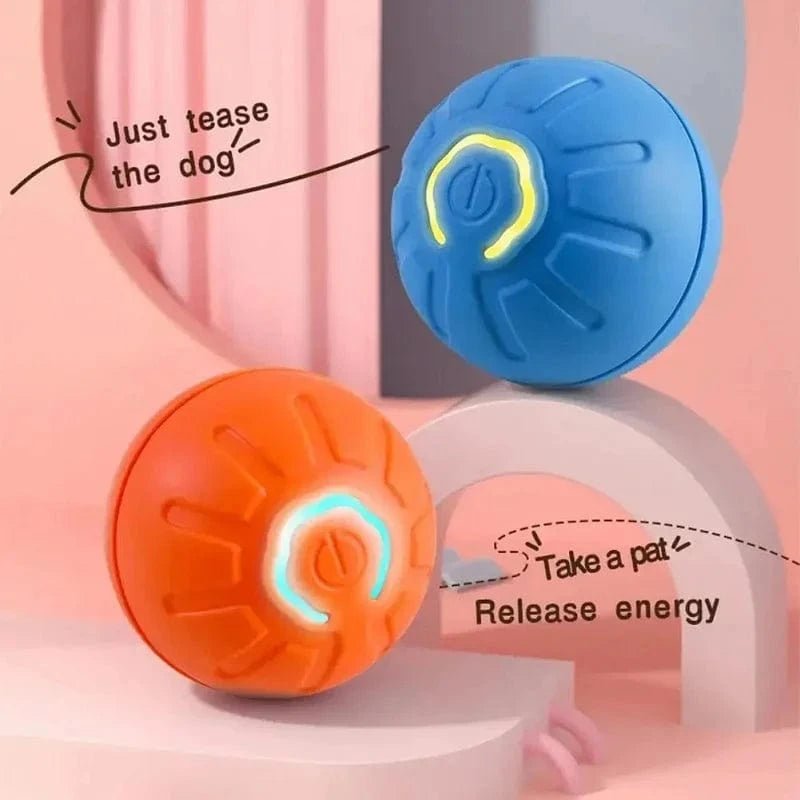 Dog Toy Ball Automatic Moving Bouncing Rolling Ball USB Smart puppy Interactive Dog Chew Toy Ball - PawfectCo