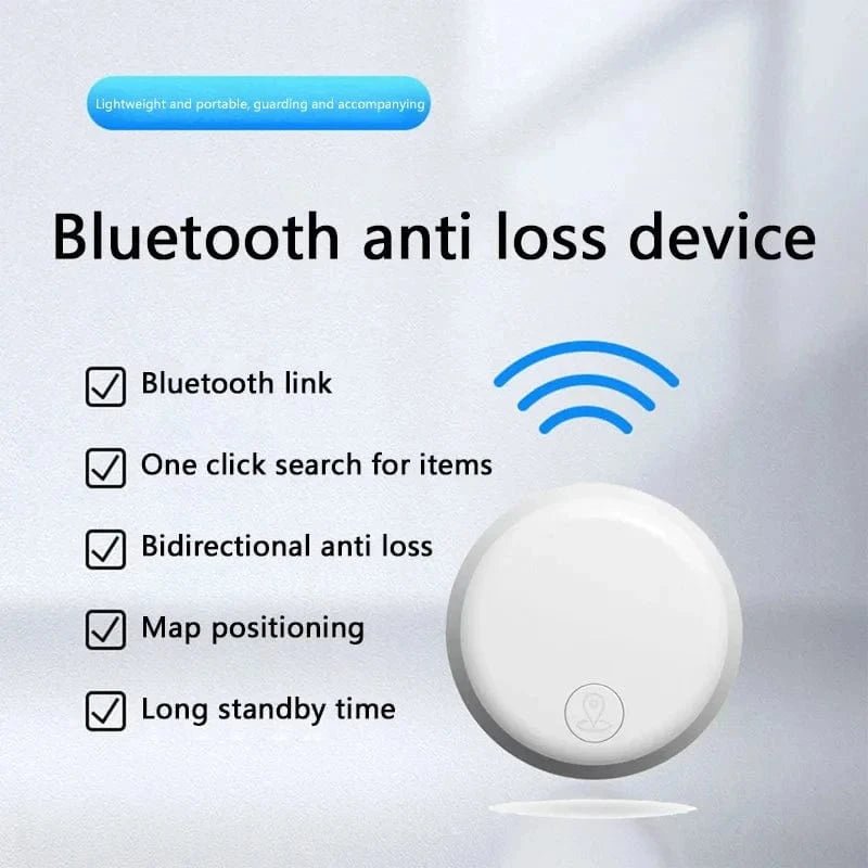 Mini GPS Locator AntiLost Alarm Wallet Keychain Smart Tag Bluetooth - Compatible Tracer Keychain Dog Pet Child Tracker Key Finder - PawfectCo