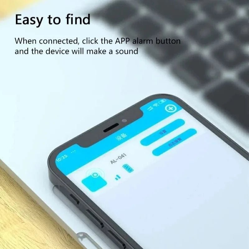 Mini GPS Locator AntiLost Alarm Wallet Keychain Smart Tag Bluetooth - Compatible Tracer Keychain Dog Pet Child Tracker Key Finder - PawfectCo