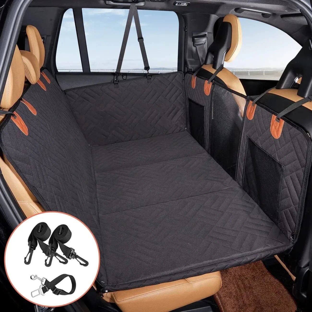 Pet Car Pad Load - bearing Car Pet Mat Dog Travel Hammock Rear Seat Pad Bed - PawfectCo
