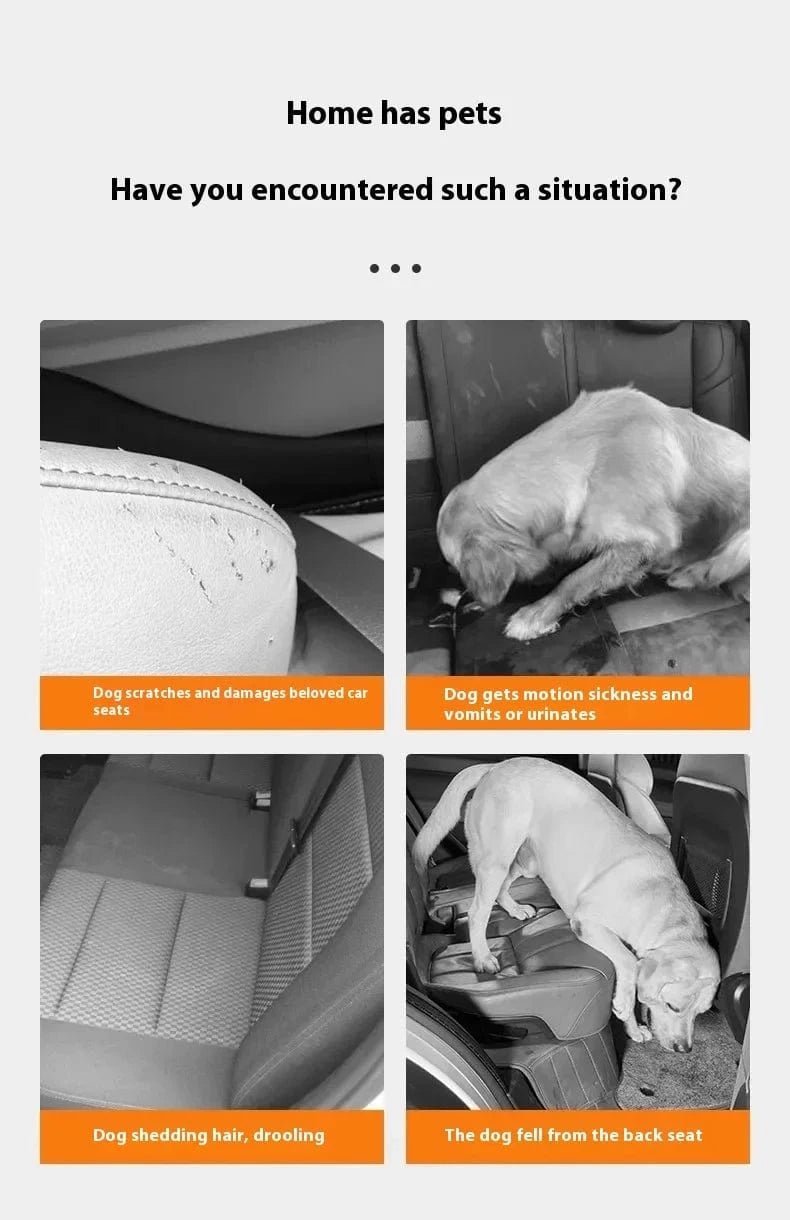 Pet Car Pad Load - bearing Car Pet Mat Dog Travel Hammock Rear Seat Pad Bed - PawfectCo