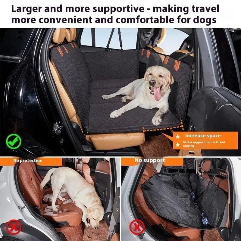 Pet Car Pad Load - bearing Car Pet Mat Dog Travel Hammock Rear Seat Pad Bed - PawfectCo