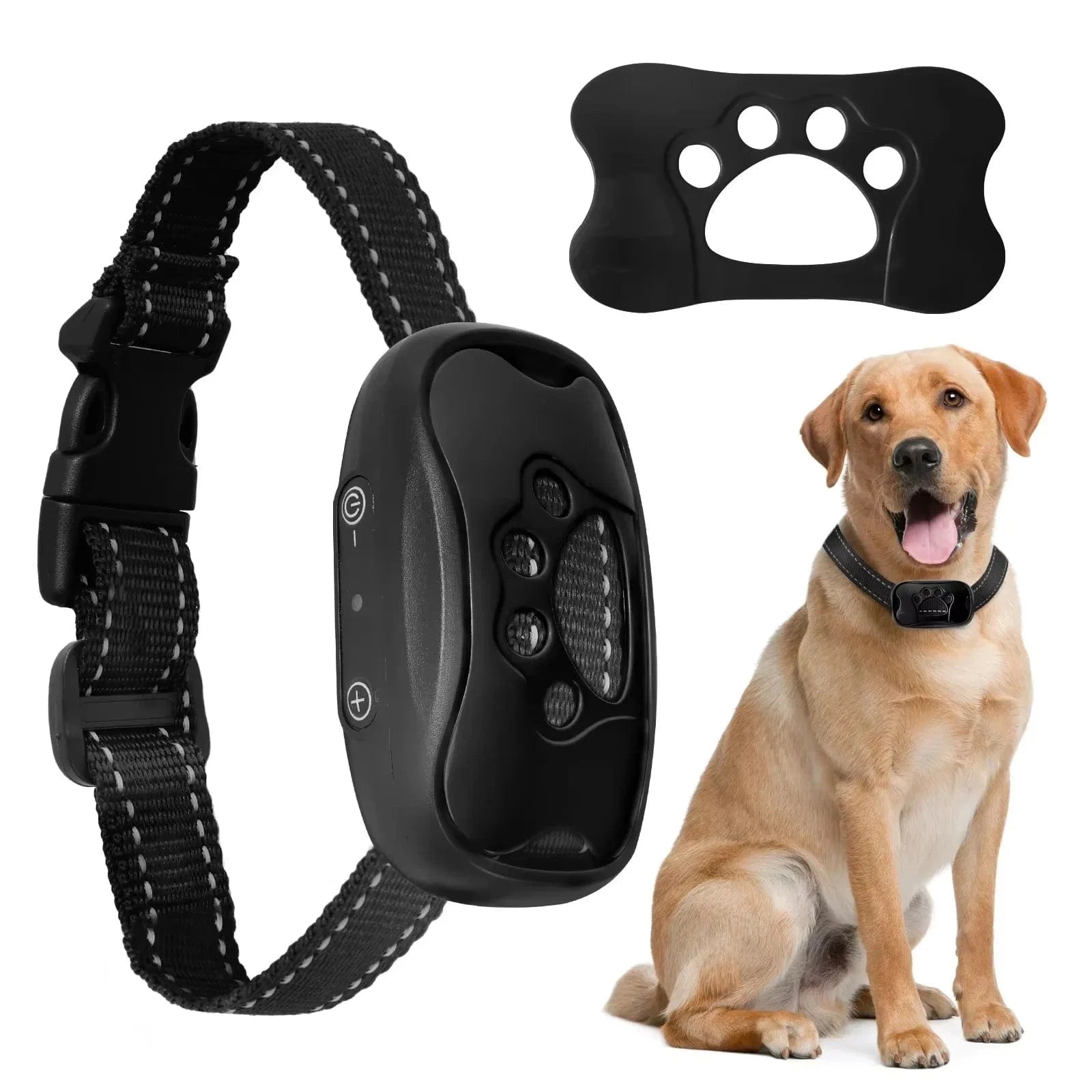Pet Dog Anti Barking Device Dogs Training Collar USB Rechargeable Ultrasonic Stop Barking Vibration Anti Bark Collar Accessories - PawfectCo