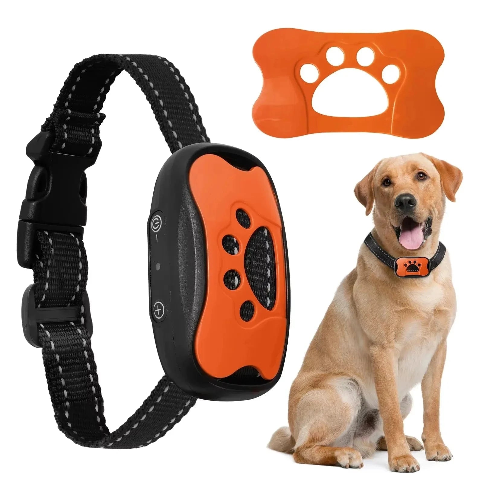 Pet Dog Anti Barking Device Dogs Training Collar USB Rechargeable Ultrasonic Stop Barking Vibration Anti Bark Collar Accessories - PawfectCo