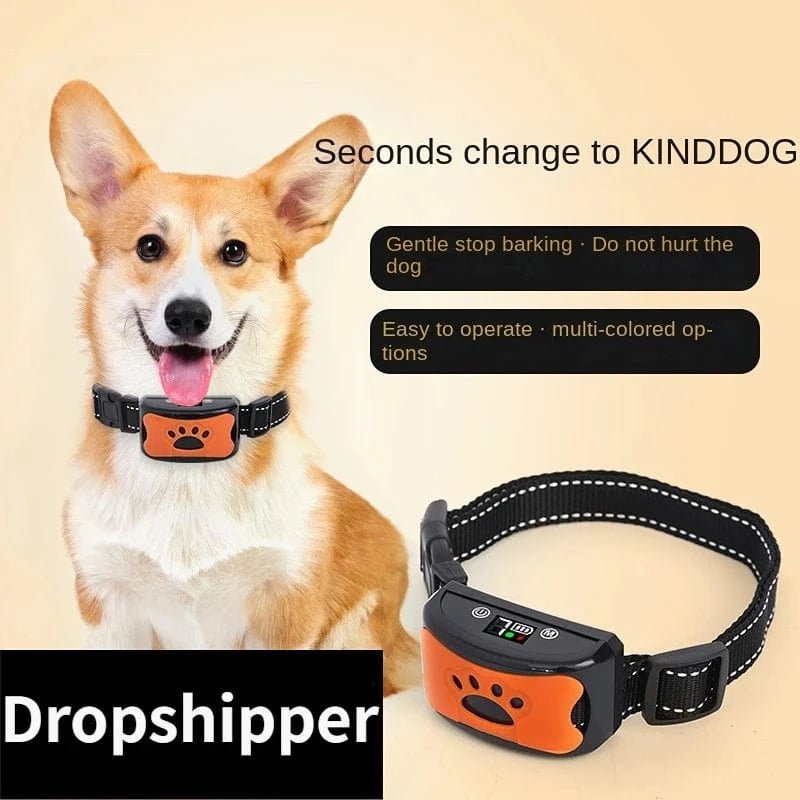 Pet Dog Anti Barking Device USB Electric Ultrasonic Dogs Training Collar Dog Stop Barking Vibration Anti Bark Collar Dropship - PawfectCo