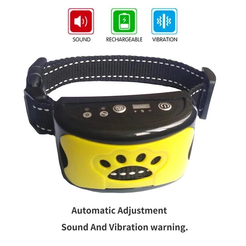 Pet Dog Anti Barking Device USB Electric Ultrasonic Dogs Training Collar Dog Stop Barking Vibration Anti Bark Collar Dropship - PawfectCo