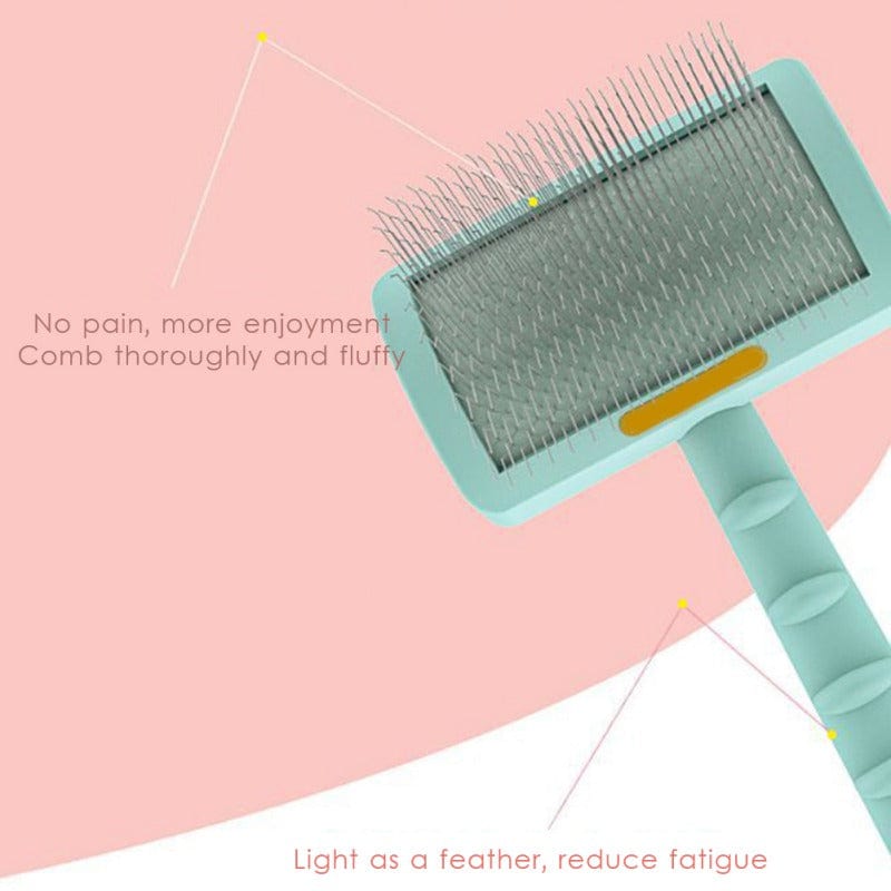 Pet Grooming Comb Shedding Hair Remove Needle Brush Slicker Massage Tool Large Dog Cat Pet Supplies Accessories - PawfectCo
