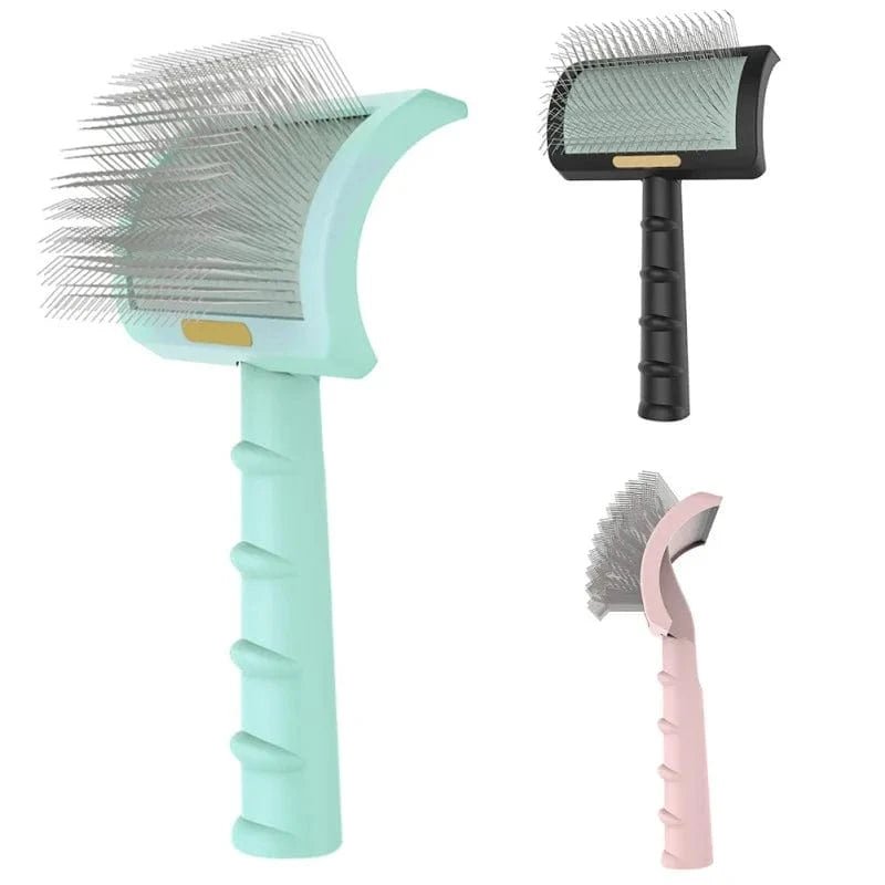 Pet Grooming Comb Shedding Hair Remove Needle Brush Slicker Massage Tool Large Dog Cat Pet Supplies Accessories - PawfectCo