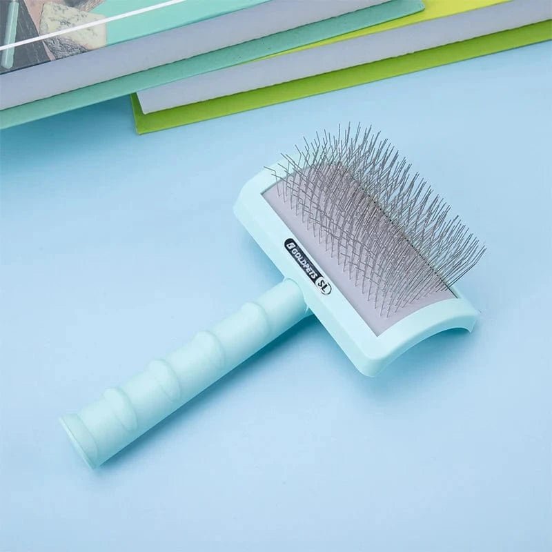 Pet Grooming Comb Shedding Hair Remove Needle Brush Slicker Massage Tool Large Dog Cat Pet Supplies Accessories - PawfectCo