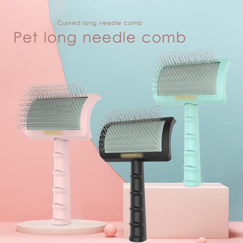 Pet Grooming Comb Shedding Hair Remove Needle Brush Slicker Massage Tool Large Dog Cat Pet Supplies Accessories - PawfectCo