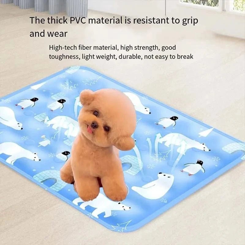 Pet ice mat summer cooling cat cool pad dog ice bed dormitory sofa mat computer cooling pad camping pad - PawfectCo