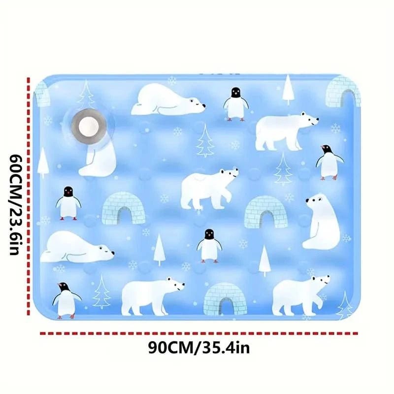 Pet ice mat summer cooling cat cool pad dog ice bed dormitory sofa mat computer cooling pad camping pad - PawfectCo