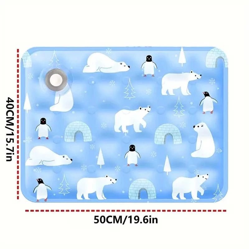 Pet ice mat summer cooling cat cool pad dog ice bed dormitory sofa mat computer cooling pad camping pad - PawfectCo