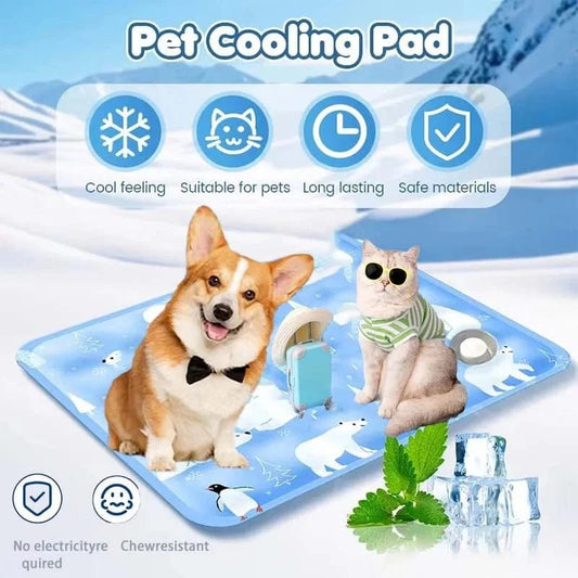 Pet ice mat summer cooling cat cool pad dog ice bed dormitory sofa mat computer cooling pad camping pad - PawfectCo
