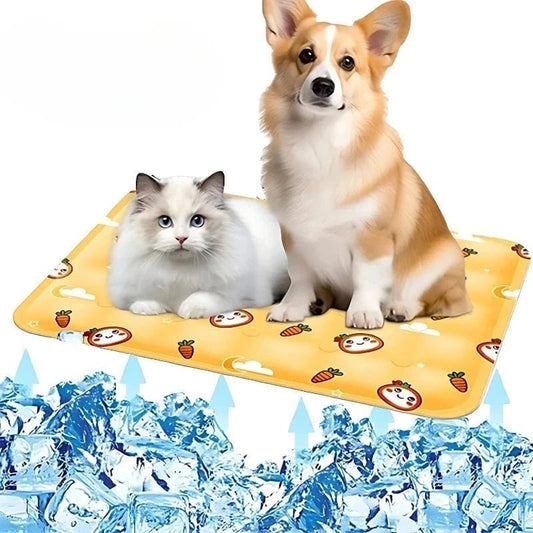 Pet Ice Pad Summer Dog Cooler Pad Breathable Cat Cooling Ice Pad Large Dog Sleeping Pet Ice Pad Sleeping Pad Summer Cooling Pad - PawfectCo