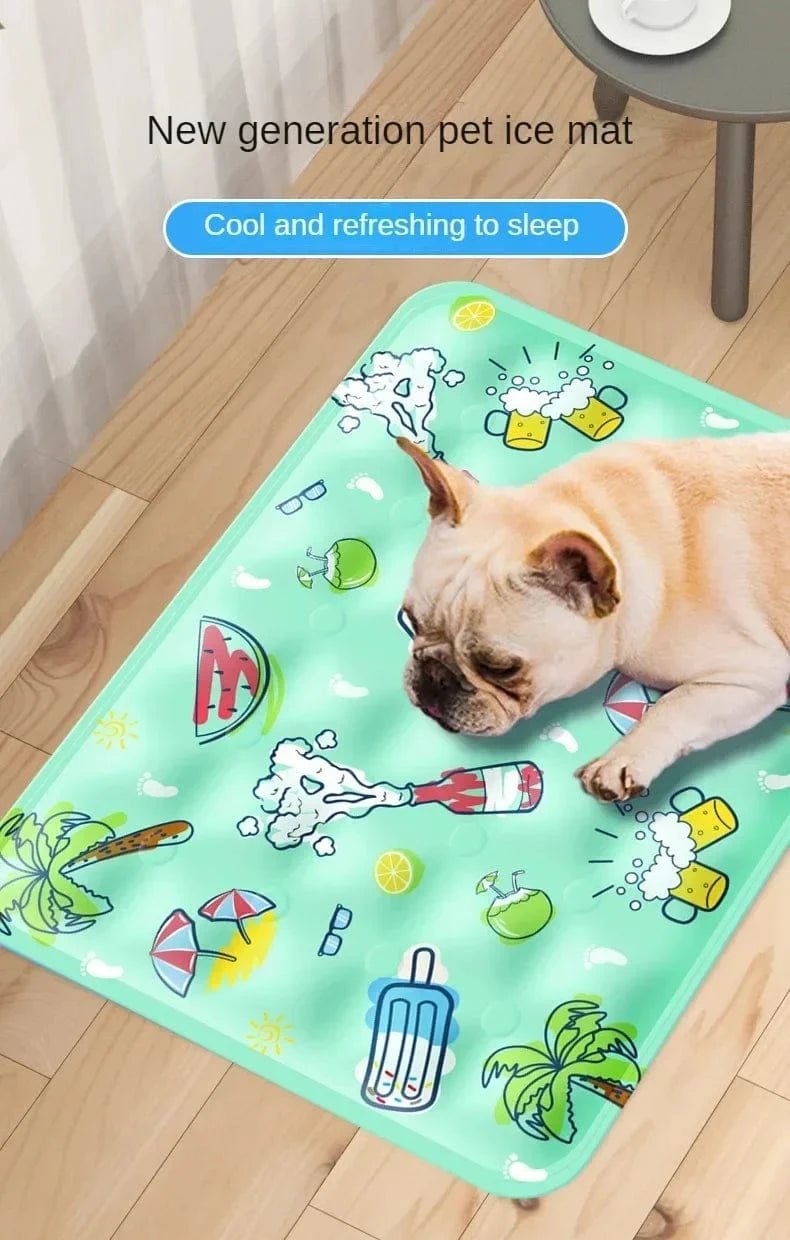 Pet Ice Pad Summer Dog Cooler Pad Breathable Cat Cooling Ice Pad Large Dog Sleeping Pet Ice Pad Sleeping Pad Summer Cooling Pad - PawfectCo