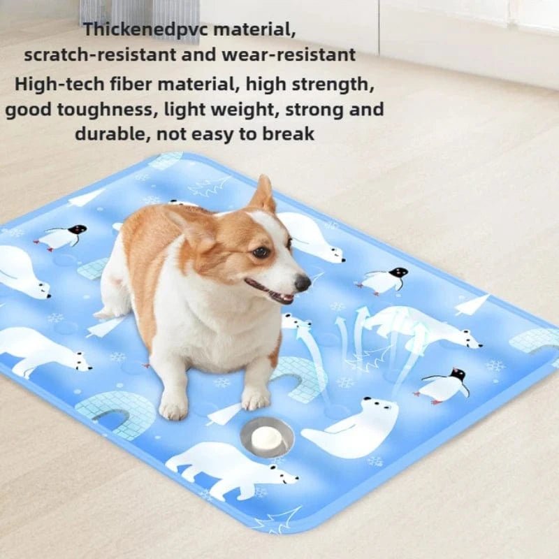 Pet Ice Pad Summer Dog Cooler Pad Breathable Cat Cooling Ice Pad Large Dog Sleeping Pet Ice Pad Sleeping Pad Summer Cooling Pad - PawfectCo