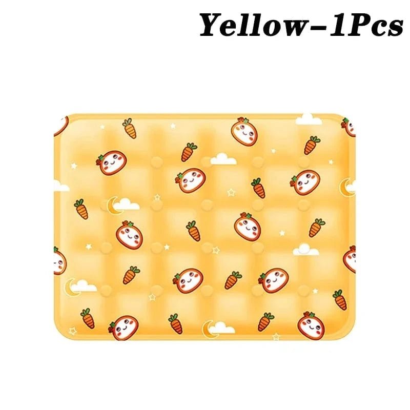 Pet Ice Pad Summer Dog Cooler Pad Breathable Cat Cooling Ice Pad Large Dog Sleeping Pet Ice Pad Sleeping Pad Summer Cooling Pad - PawfectCo