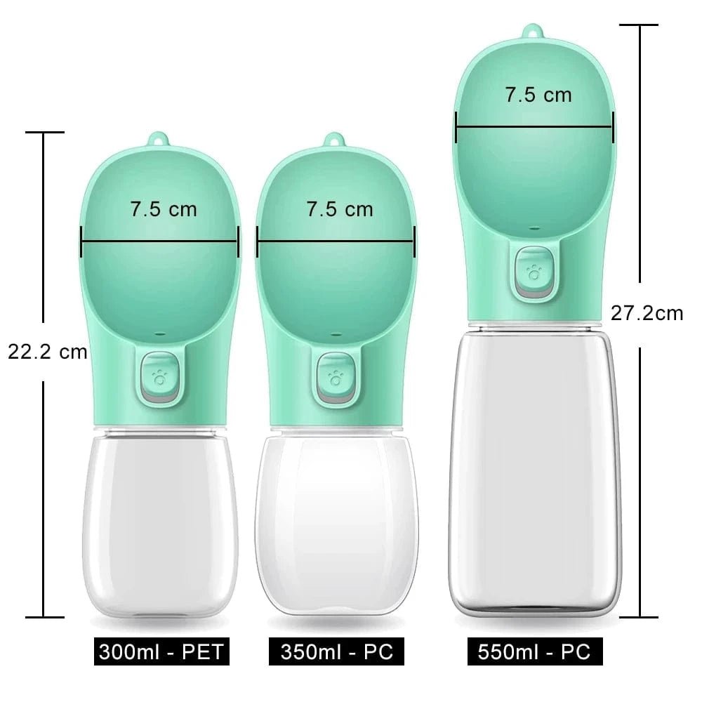 Portable Dog Water Bottle For Small Large Dogs Cat Outdoor Leakproof Walking Drinking Bowls Chihuahua French Bulldog Supplies - PawfectCo