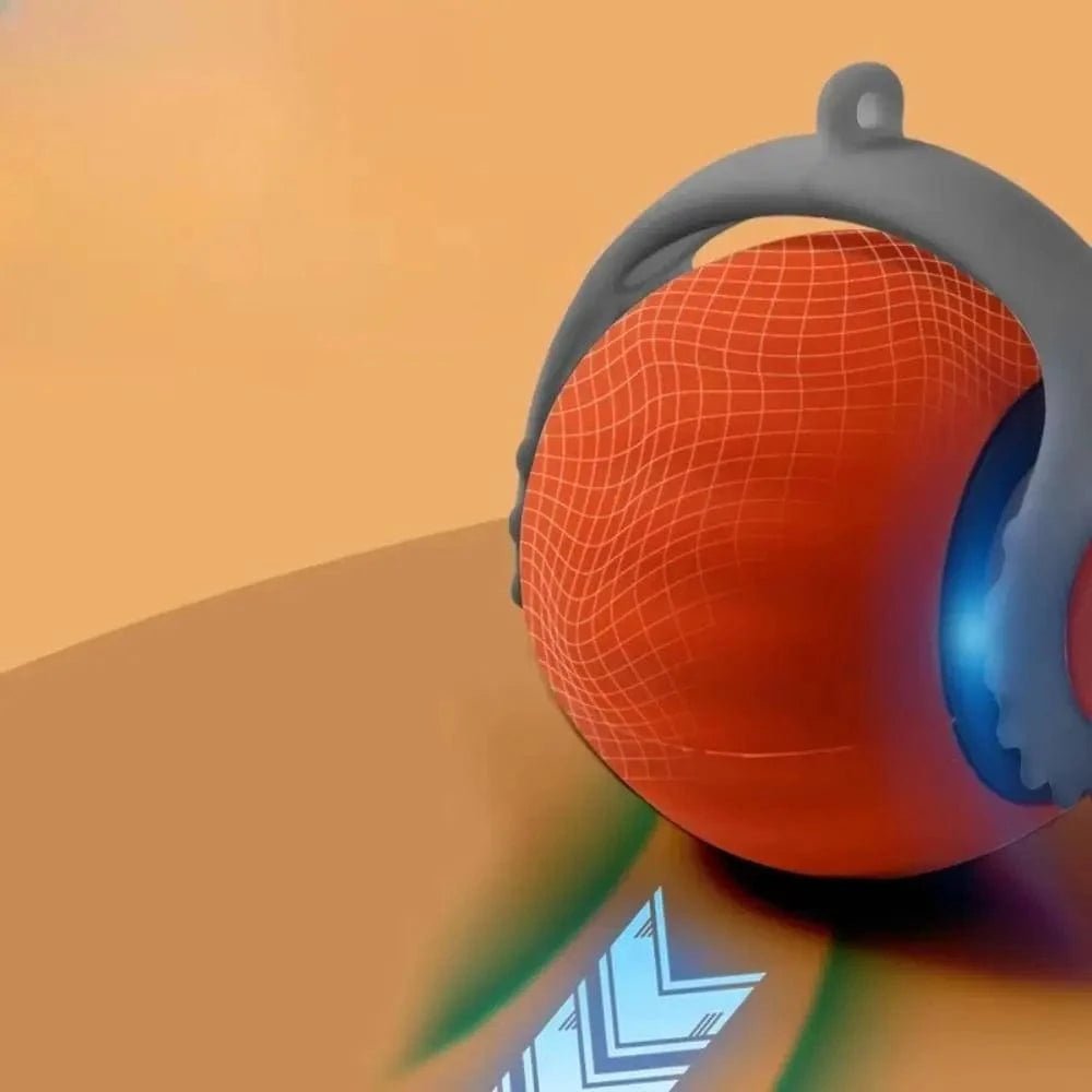 Silicone Smart Cat Toy Automatic Fast Rolling Cat Teasing Ball Toy with Faux Tail USB Rechargeable Self Moving Balls Toy - PawfectCo