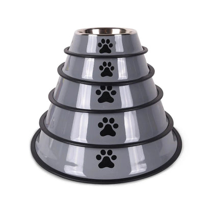 1PC Stainless Steel Pet Bowl Cat Bowl Dog Food Bowl Multi - Specification Anti - fall Food Bowl Food Bowl Feeding Pet Supplies - PawfectCo