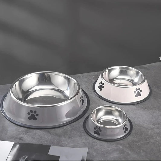 1PC Stainless Steel Pet Bowl Cat Bowl Dog Food Bowl Multi - Specification Anti - fall Food Bowl Food Bowl Feeding Pet Supplies - PawfectCo