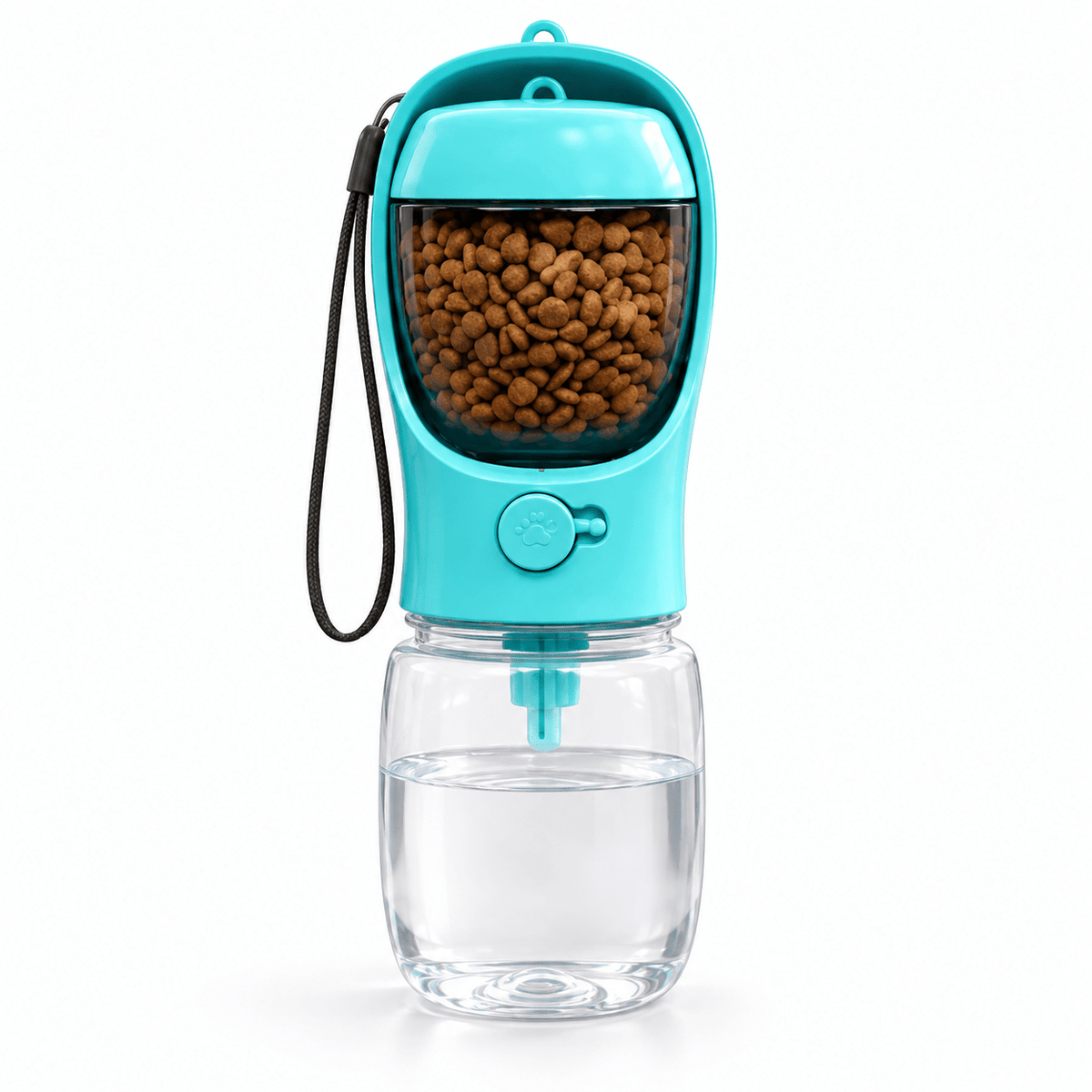 2-in-1 Portable Pet Water Bottle & Food Container for Dogs & Cats - PawfectCo