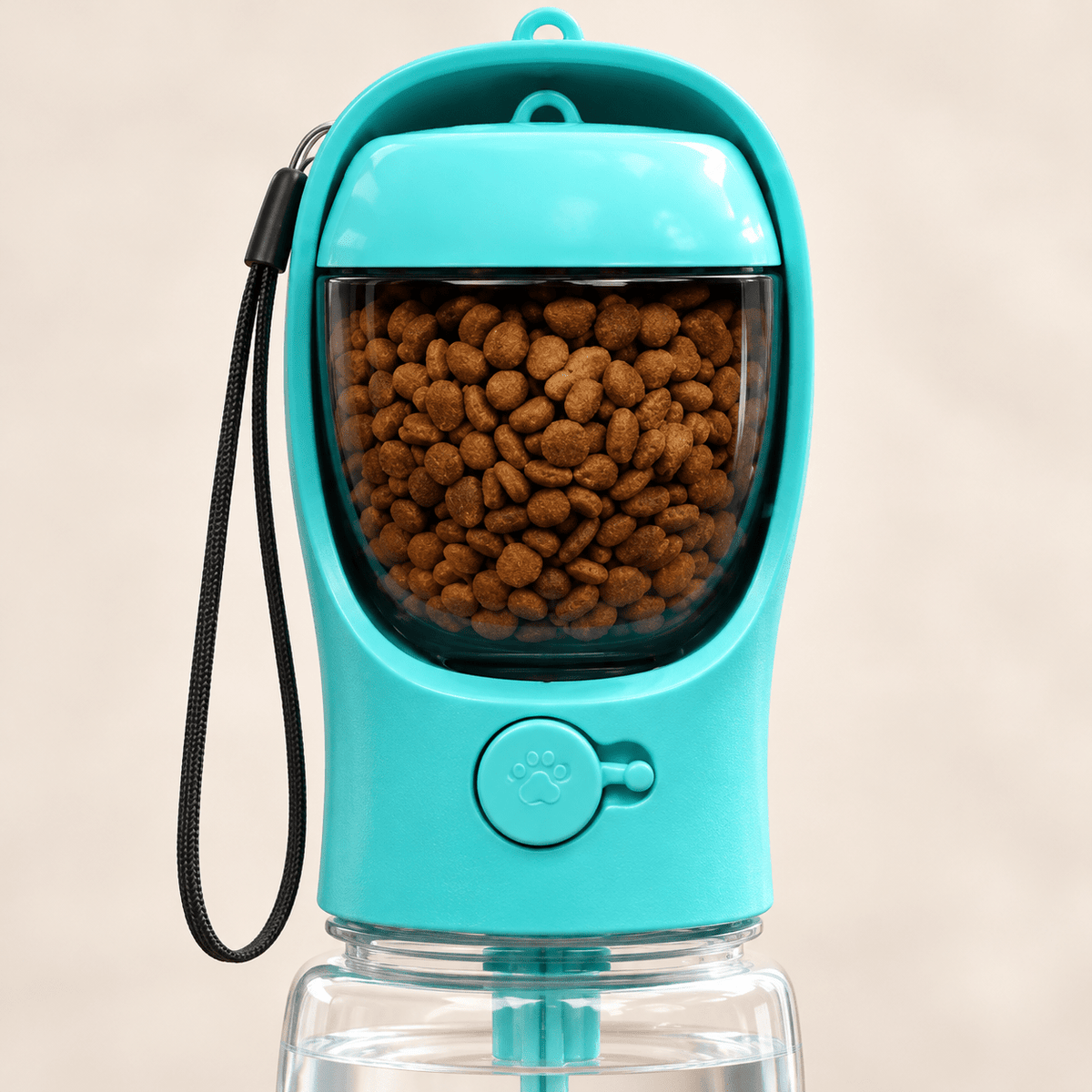 2-in-1 Portable Pet Water Bottle & Food Container for Dogs & Cats - PawfectCo