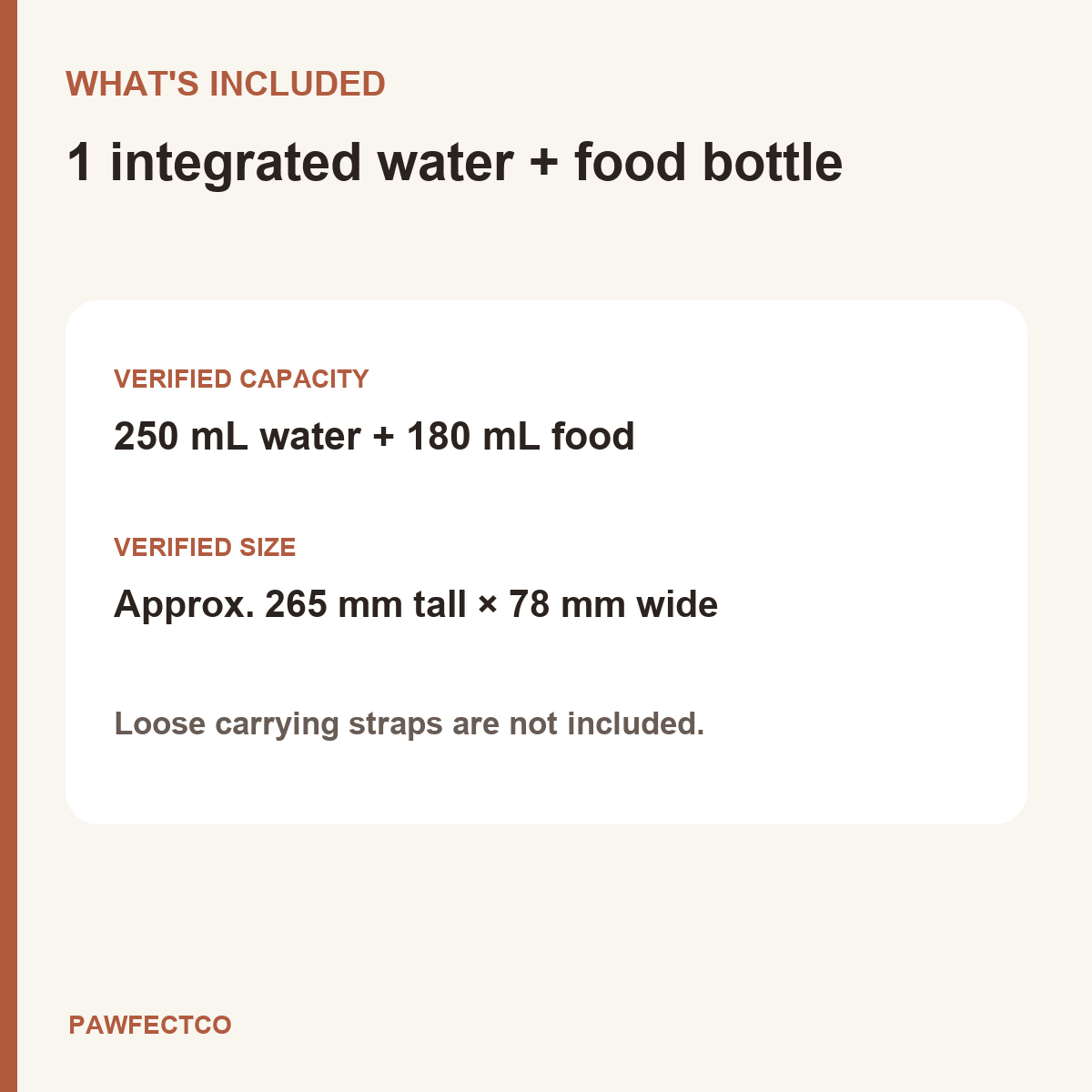2-in-1 Travel Water Bottle + Food Container — Purple - PawfectCo